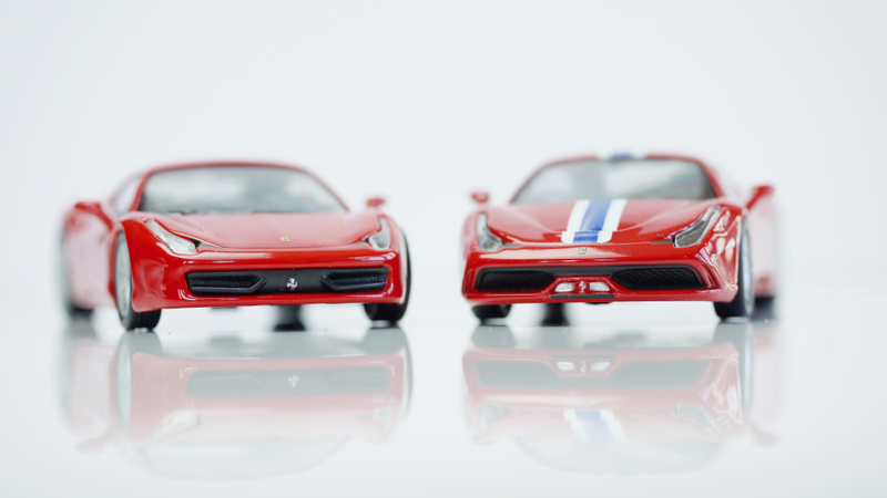Illustration for article titled Kyosho Ferrari 10 1/64 #68 - Project Prancing Horse #68 - 2013 Ferrari 458 Speciale